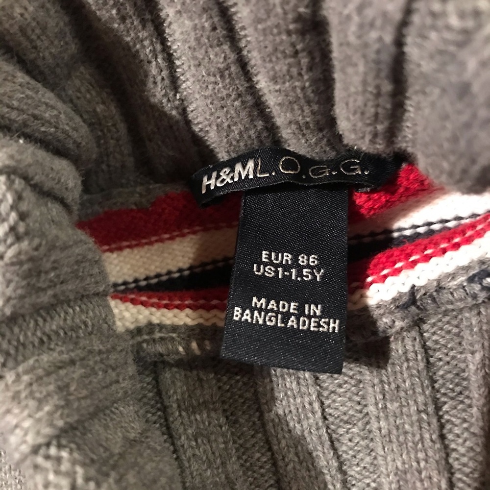 H&M Boys Cotton Sweater Size 1-1.5yrs - Picture 3 of 6